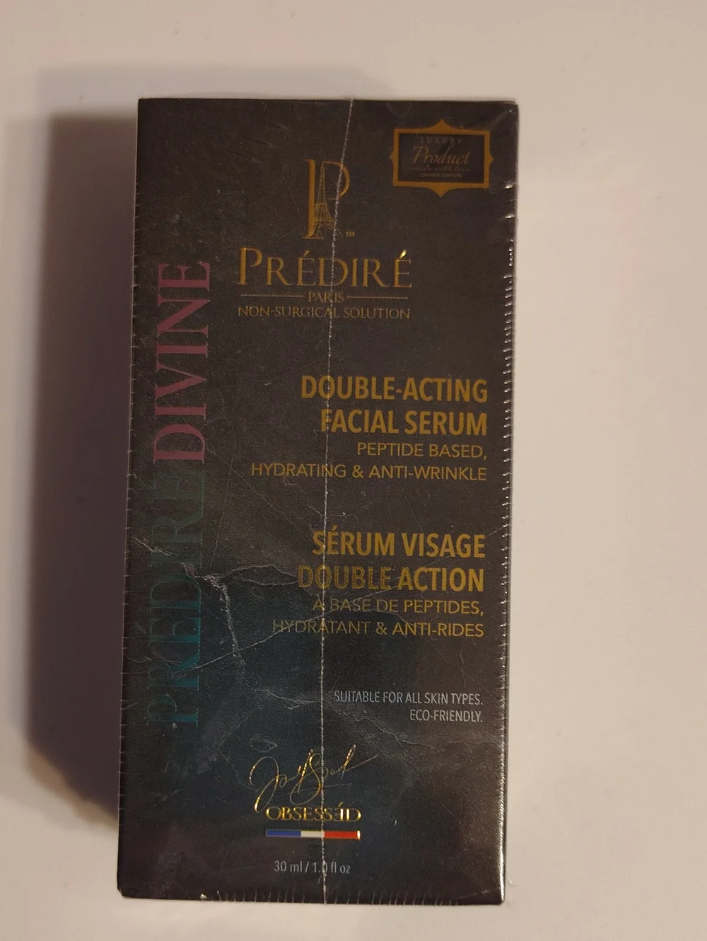 Double-Acting Facial Serum - Hydrating Anti-Wrinkle (Black)